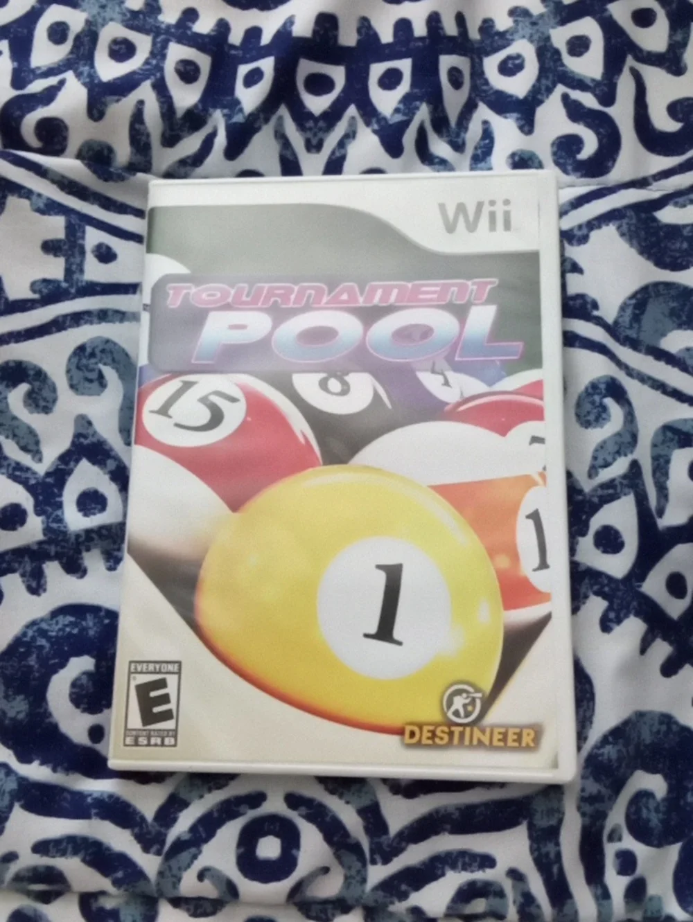 Tournament Pool (Wii) Video Game - Yellow Ball Cover